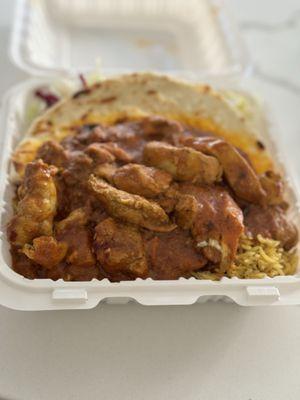 Chicken Tikka over Rice