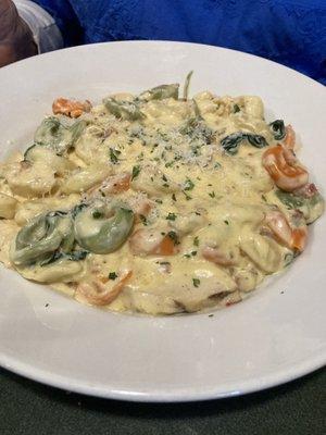 Chicken Tortellini with alfredo