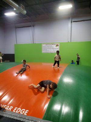 Big jumping pillow