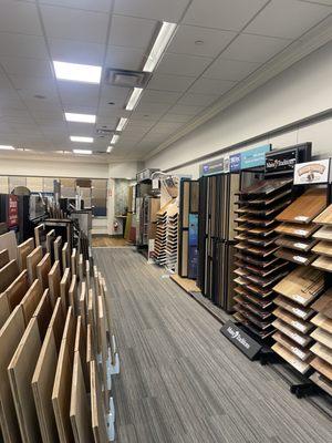 Hardwood and Vinyl section