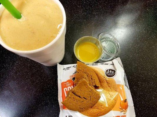 Pumpkin Spice Shake with just enough ginger to warm the soul.