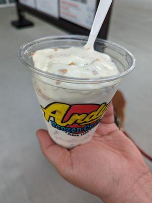 Andy's BYO Concrete (12 oz), $5.19 prior to tax ($5.41 after)