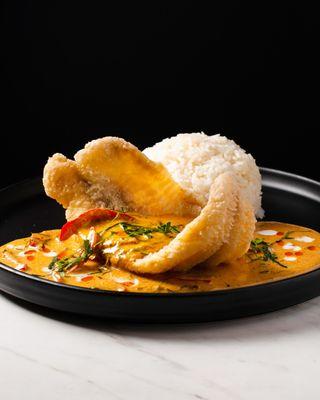 Chu Chee Curry with Catfish