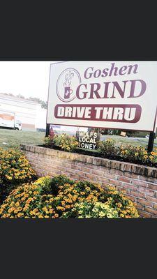 Entrance Sign at Goshen Grind