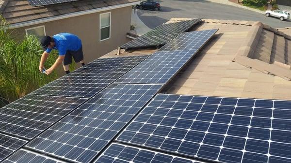 Solar Panel Cleaning in San Diego Residential and Commercial Fully Insured! www.socalsolarpanelcleaning.com 888-944-6513