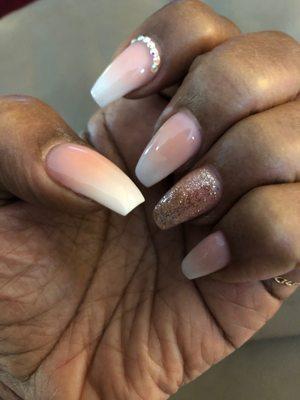 Outstanding nail tech and service well worth the wait;a must try! Been going here for several months always satisfied with my experience .