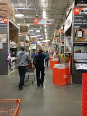 Inside Home Depot