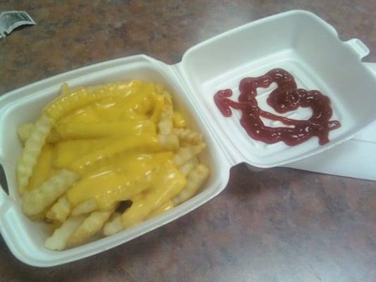 franks cheese fries!