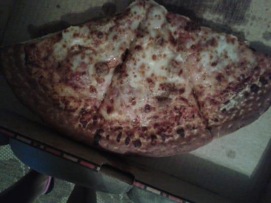 My burnt pizza......