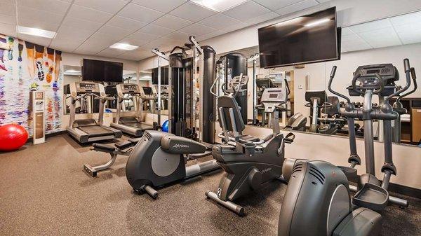 State of the art fitness center open 24 hours