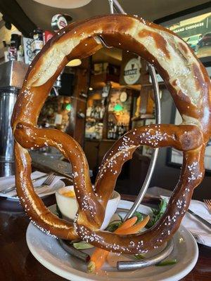 Giant Pretzel with Beer Cheese Sauce