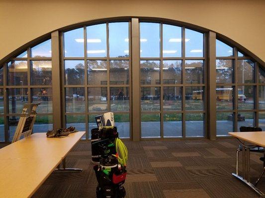 Window film keeping the kids protected from harmful uv Ray's.