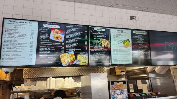 Digital menu board!