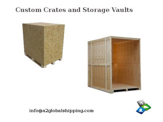 Custom crates and storage vaults.