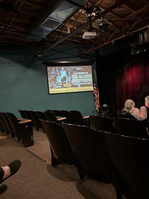 Interior with screens