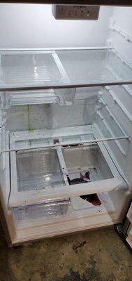 Untouched fridge