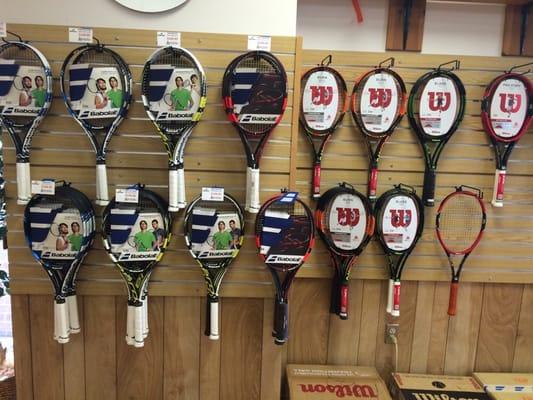 Alpine carries a full tennis line-up from Babolat & Wilson.