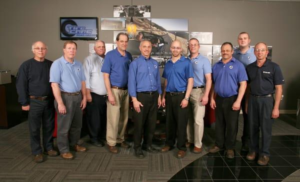 Ford Lincoln Service Department Management and staff