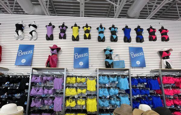 Breeza Swimwear Mix and Match wall