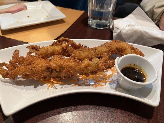 Soft shell crab tempura