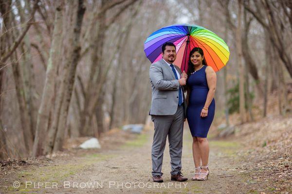 Spring Engagement Session in Smithfield, RI