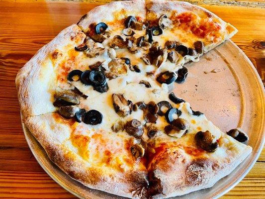 Mushroom pizza