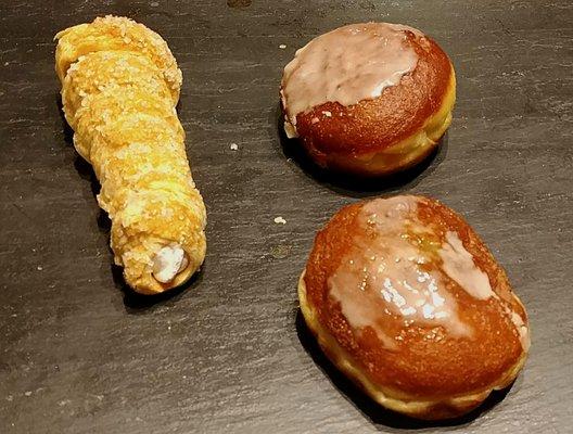 Cream roll and Paczkis.