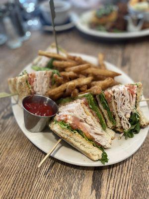 Turkey club (without bacon)