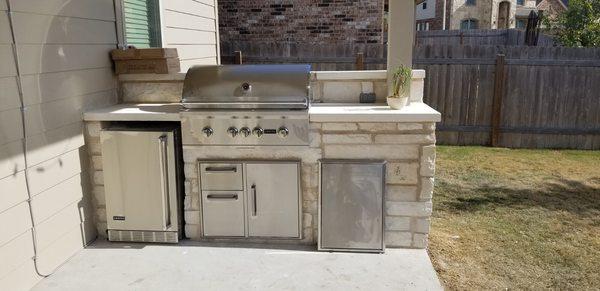 Outdoor Kitchen Install