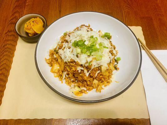 Cheese Kimchi Fried Rice