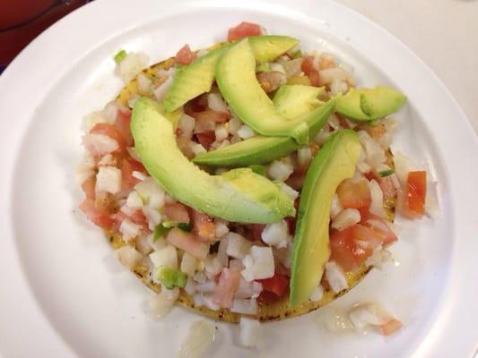 Tostada pescado