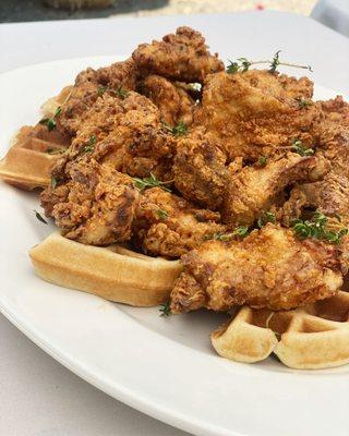 Fried Chicken & Waffles for Brunch