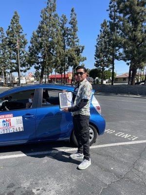 Licensed with City Driving School.  Amazing skills and all thanks to Esperanza.