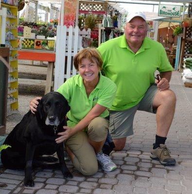 Rick, Trudy and our favorite mascot Luna Byrd