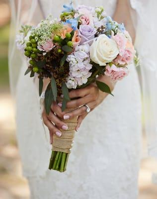 Perfect French Manicure on my wedding day :)