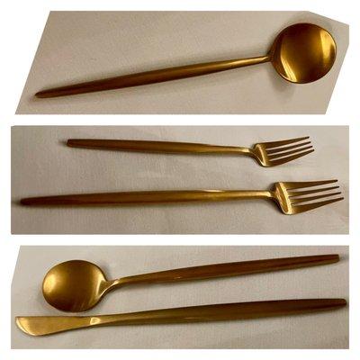 I've *never* included a picture of flatware in a Yelp review, so this is a first. I love these! Unique and elegant!