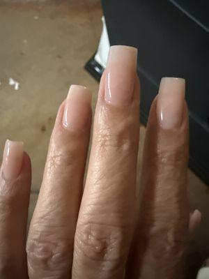 Natural nails done by Tommy!