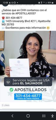 Notary of El Salvador in Maryland