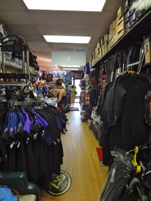 We even carry wetsuits!