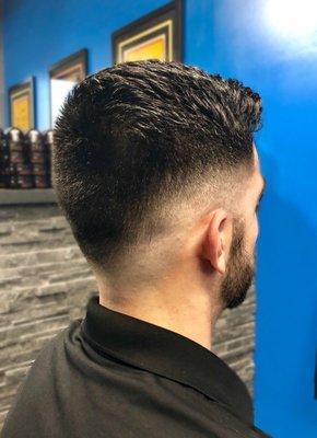 Bald taper fade