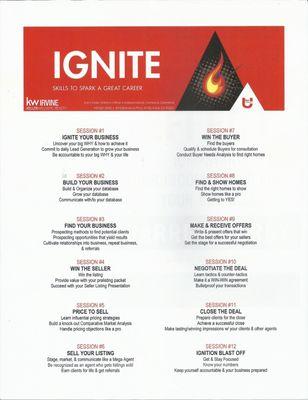 Keller Williams Ignite Schedule