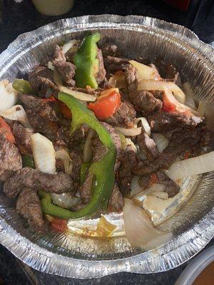 Bistec Salteado ( Pepper Steak)