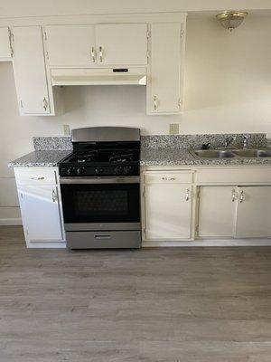 Pristine kitchen clean