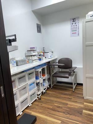 Triage and Blood draw Room