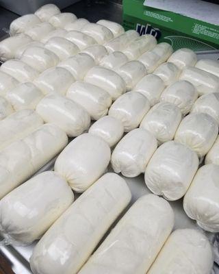 Fresh made by hand mozzarella