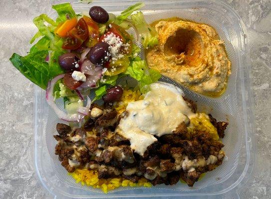 Lamb shawarma combo