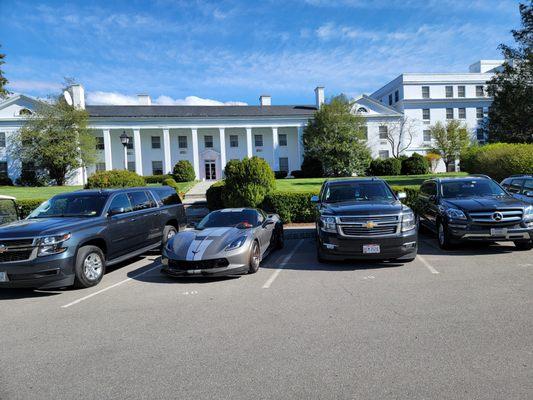 My Z06 Corvette sitting at the Greenbrier. It has had PPF on the entire car. The installation is near perfect