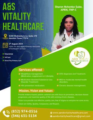 A & S Vitality Healthcare