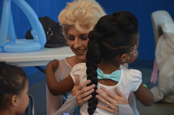 A hug from Elsa? ...Priceless!