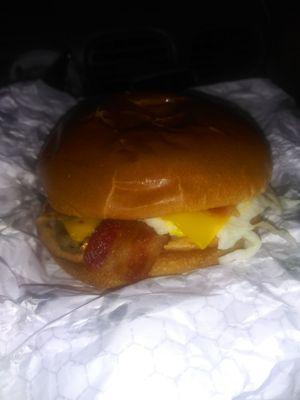 Baconnator breakfast sandwich